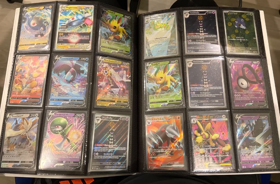 Full binder with cards