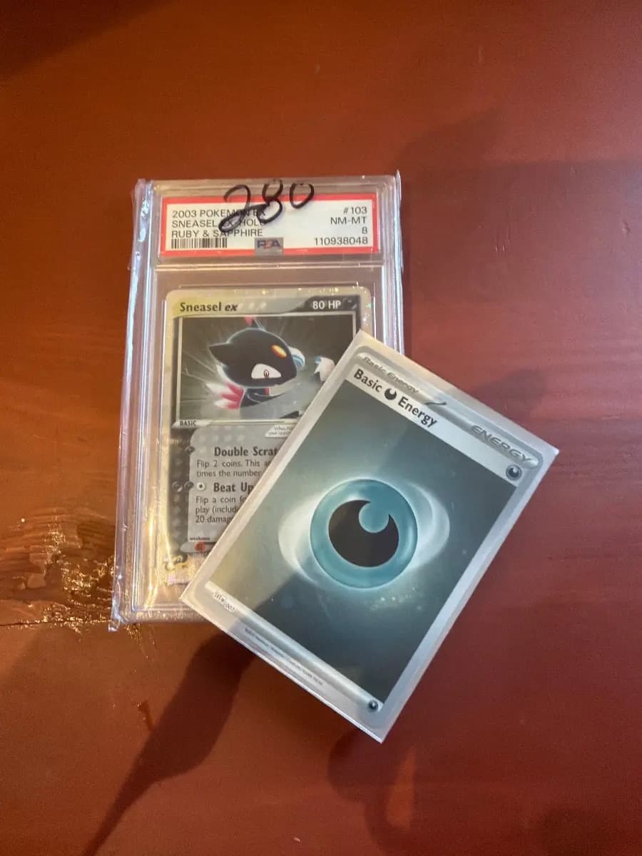 Sneasel ex PSA 8 NM-MT EX Ruby & Sapphire 103/109 Please Read Description first