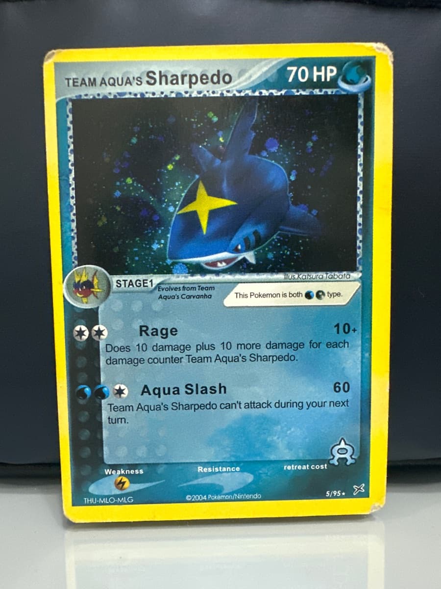 EX Team Magma vs Team Aqua Lot – Sharpedo Holo + 3 others (played)